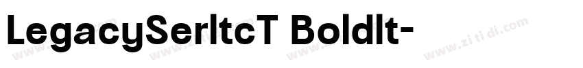 LegacySerltcT Boldlt字体转换